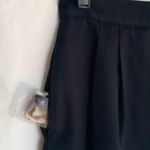 Karen Scott  6 Black Lined Dress Skirt Photo 4