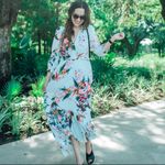 Hunter Bell Wildflower Leighton Floral Long Midi Dress Photo 11