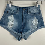 🌸 Kancan Cute and Flirty, Jean Cut off Shorts, size XS‎ Blue Photo 0