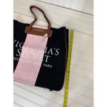 Victoria's Secret NWT  Weekender Tote Bag Purse London New York Paris Black Pink Photo 4