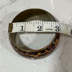 Cute Leopard Print Bangle Bracelet Black Photo 2