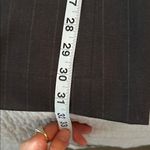 Banana Republic  Martin fit vtg Y2K dark gray pin striped wide trousers pants 10​ Photo 11