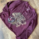 Def Leppard  Cropped Raw edge vneck sweatshirt crewneck sweatshirt Photo 1