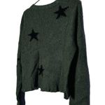 Rails Perci Olive Green Black Wool Stars Longsleeve Crewneck Sweater Size M Photo 2