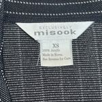 Misook Exclusively  | Vintage Black & White Pinstripe Stretch Knit Blazer | XS Photo 6