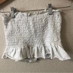 We The Free Free People Babe Ivory Smocked Tube Top - Size Small Photo 2