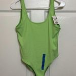 ASOS Pull & Bear Green Ribbed Bodysuit Photo 5