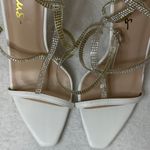 Lulus NWOB  Elegant White Rhinestone Heels Photo 13