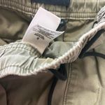 Aero Cargo Jogger Pants Women Size Small Green Minimalist Travel Elastic Wasit Photo 3