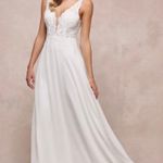 Lulus New Forever Promised White Chiffon Embroidered Sequin Maxi Dress Photo 3