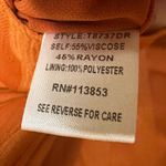 Sugar Lips  Rust Spaghetti Strap Tonal Stripe Button Accent Cami Tank Top Small Photo 9