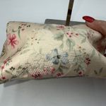 Vintage Floral Kiss Lock Clutch Purse with Mirror Gold Frame Evening bag Pink Photo 2