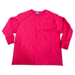 Champion  cotton long sleeve t-shirt tunic red casual sporty lounge Sz XL Photo 1