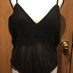 Rue 21 Black Strappy Lace Back Peplum Style, Size XL Photo 0
