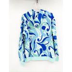 Hill House The Allie Zip-Up Hoodie in Ocean Kaleidoscope Size M NWT Photo 2