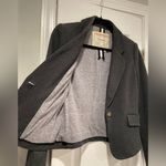 Cartonnier Anthropologie Gray Cotton Blend Everyday Blazer Button Front Size 2 Photo 5