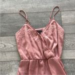 Kendall + Kylie Size Small Blush Pink Embroidered Lace Romper Photo 3