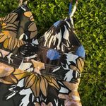 Floral Graphic Fit & Flare Mini Dress Size M Photo 1