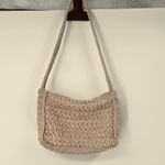 Kathy Ireland VTG Y2K Woven Crochet Shoulder Bag Purse Cottage Country Festival Boho Hippie Photo 4