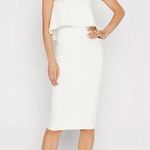 Likely  Driggs Dress in White Strapless Sleek Look Size 10 Photo 0