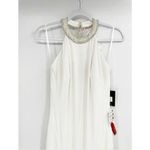 Mac Duggal New 25572 Beaded Halter Jersey Evening Gown white Dress 6 Photo 5