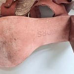 Michael Kors Y2K KORS Brown Leather Espadrille Heeled Sandals Boho Chic Vintage Photo 5