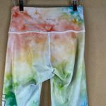 Peloton "Lead With Love" WITH Rainbow Tie Dye High Waisted Leggings *No Tag Photo 3