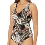 Hurley scattered palms Bathing Suit One Piece Swimsuit Swimwear Photo 0