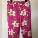 Ralph Lauren  Vibrant Pink Floral Capris with Tropical Print Photo 2