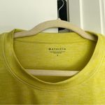 Athleta  Uptempo Yellow Long Sleeve Workout Stretch Top Photo 2