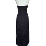 Christian LaCroix Vintage  Black Strapless Midi Dress Photo 6