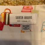 Skirtin Around Womens White Purse Print Pencil Straight Skirt Sz 6 Photo 5