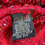 Vintage Lace Collar Sweater Size S Red Herman Geist Cottagecore Prairie 80s Photo 9