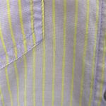 Delia's Delia’s Lavender and Yellow Striped Cotton Button Down Shirt Photo 11