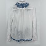 Johnny Was Johnny‎ Was Toya Cotton Embroidered Button Down Blouse Size small Photo 1