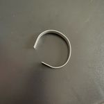 “I love snacks” cuff bracelet Silver Photo 1