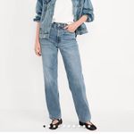 Old Navy  OG Loose HR High Rise Jeans size 10 Sheldon Wash Photo 1