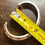 WHITE BUFFALO Sterling Silver Mosaic Inlay Navajo Native American Tapered Cuff Photo 8