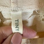 Anthropologie TINY Lace Back Ruffle Long Sleeve Cardigan Size XS Oversized Photo 1