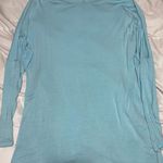 Super Oversized Dressy Top Blue Photo 2