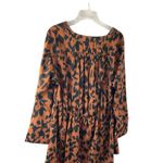 Umgee  Size XL Animal‎ Print V- Neck  Tunic Boho Lightweight Blouse Dress Photo 5