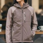 Outdoor Research Brown Ferrosi Hoody Zip Jacket Women’s size Small Photo 0