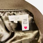 Tea & Cup LA Olive green satin Bomber Jacket Large Photo 6