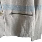 Talbots Women Knit Blazer Jacket S Stripe Shaket Coastal Preppy Old Money Office Photo 3