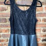 Walter Baker Walter by Black Lace Metallic Sleeveless Fit & Flare Dress Medium Photo 1