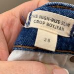 Madewell The High-Rise Slim Boyjean in Dover Wash: Raw-Hemmed Edition Photo 4