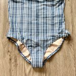 Kona Sol Tunnel Gingham Print High Coverage One Piece Swimsuit Size L NWOT Photo 4