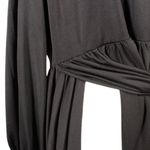 Black Long Sleeve Maternity Photoshoot Gown – Size 2XL, Gothic/Witchy Look Photo 12