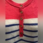 Lilly Pulitzer  Adair Striped Pullover Sweater Size Small 100% Cotton Photo 2