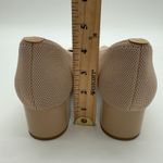 Vivaia Georgia Pointed Toe Chunky Heels Old Money Almond Knit Comfort Arch 8 Photo 5